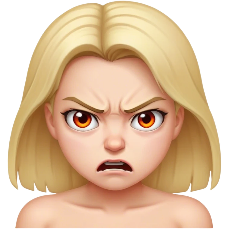Angry girl emoji