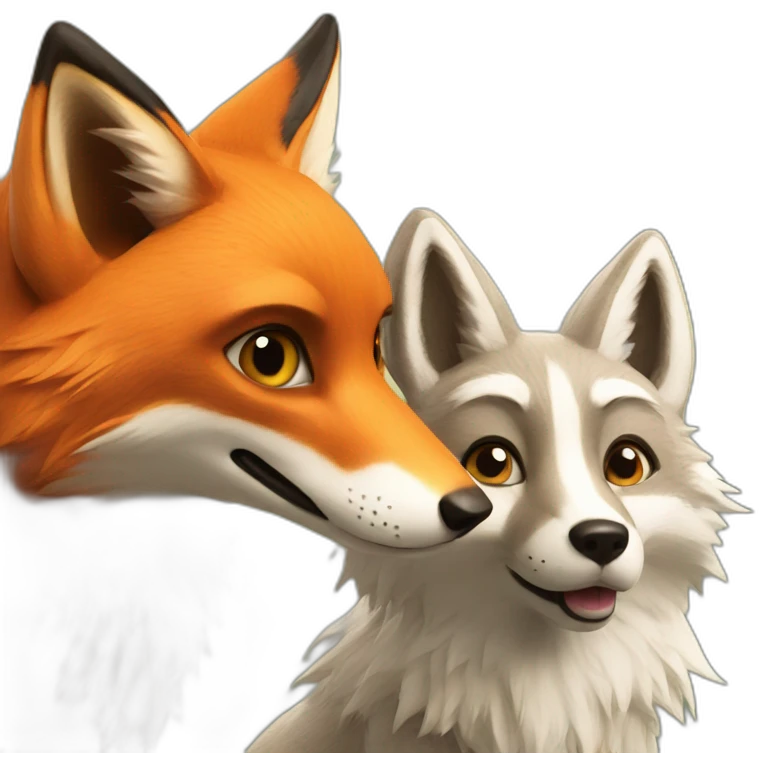 fox and belette emoji