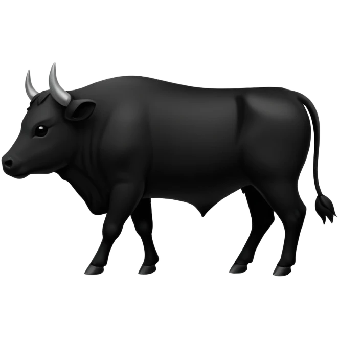 toro siluet emoji