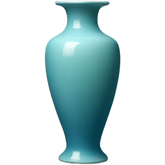 blue celadon ceramic vase emoji
