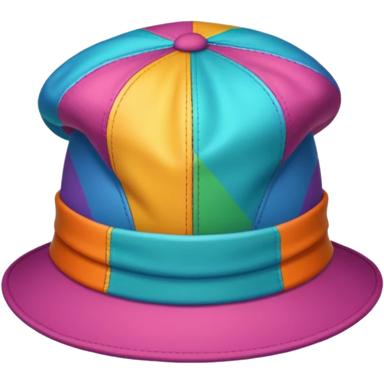 colorful hat emoji