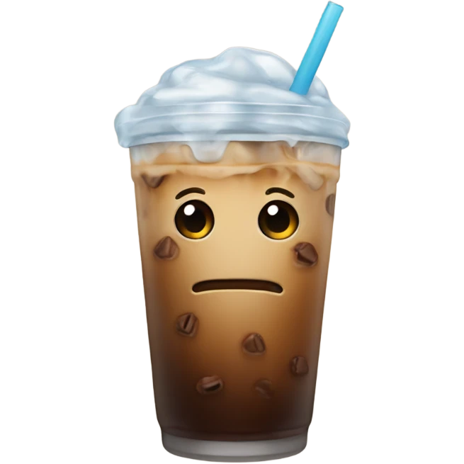 Iced coffee  emoji