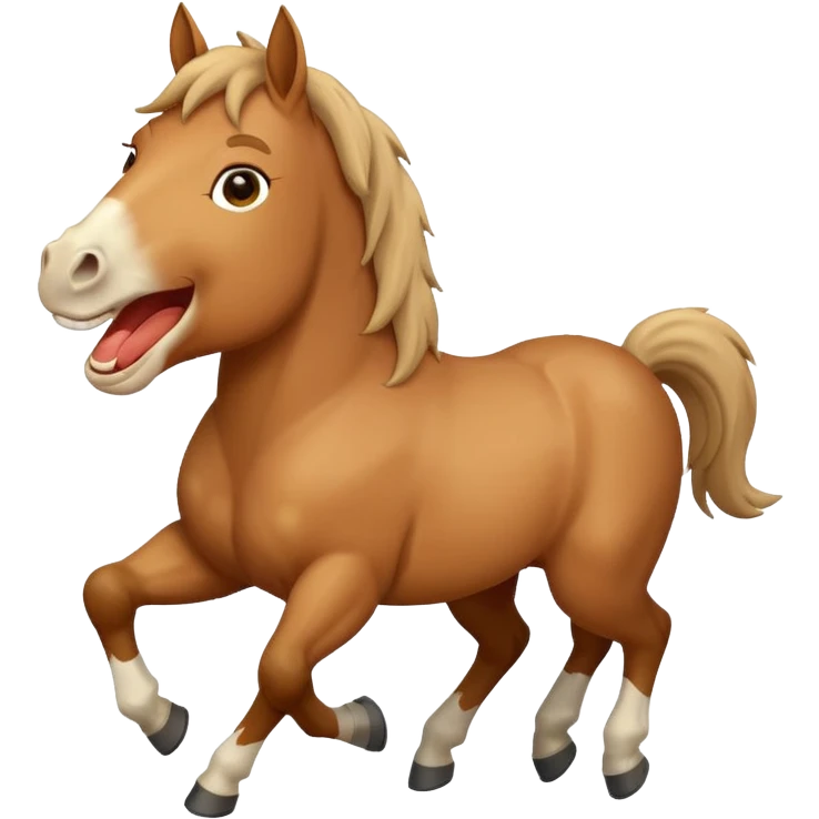 horse laughing emoji