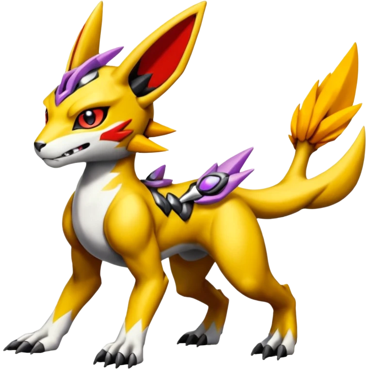 Meloetta-Guilmon-Renamon-Wargreymon-Protogen-Pokémon-Digimon-Fakémon-fusion-hybrid-creature emoji