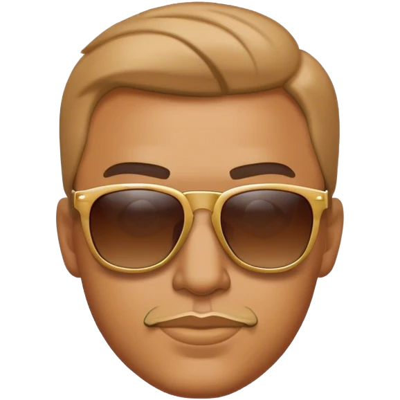 A man with sunglasses emoji
