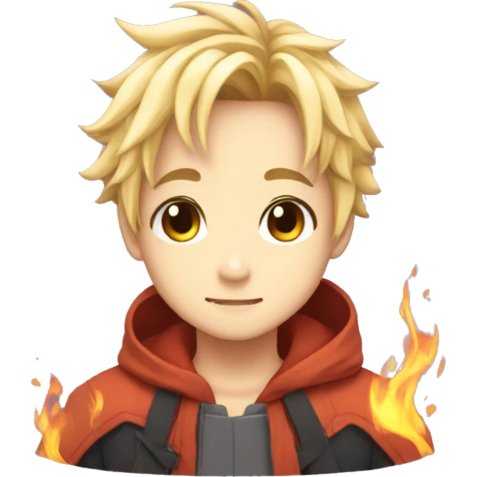 cute Flame anime emoji