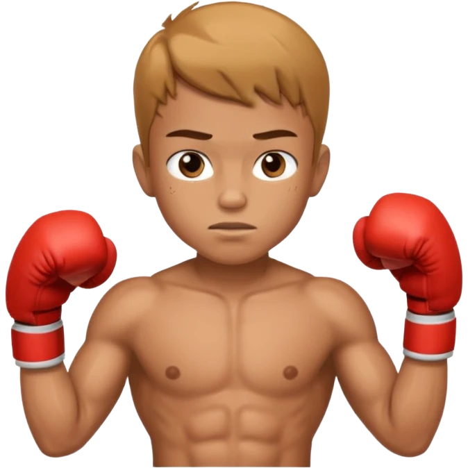 young boy professional boxer emoji