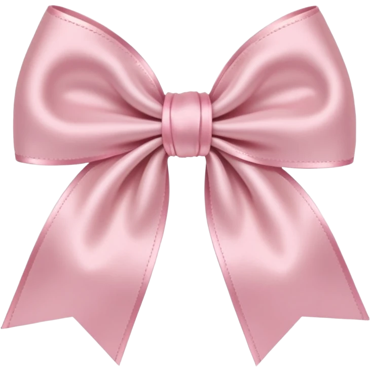 light pink bow on light pink bow emoji