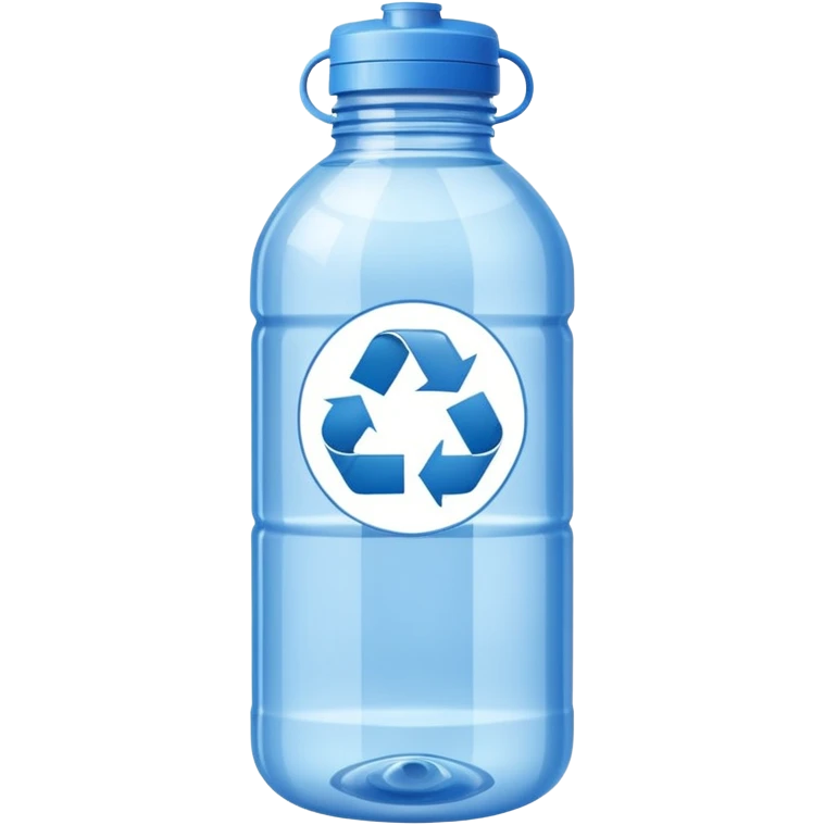 Plastic recyclable Water bottle emoji