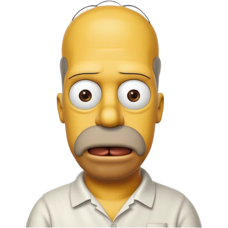 Homer Simpson hungry emoji