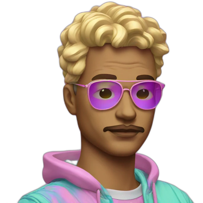 Designer vaporwave emoji