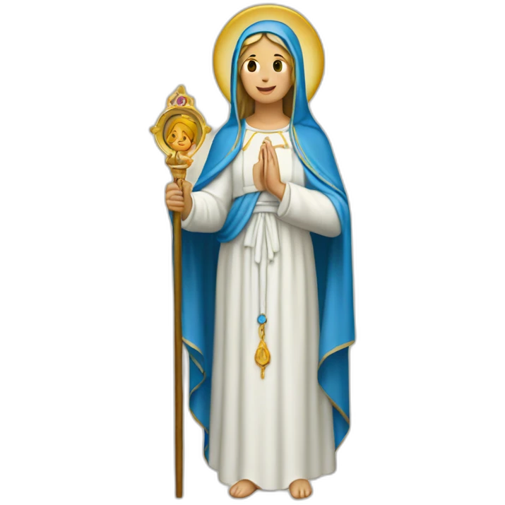 our lady of lourdes emoji