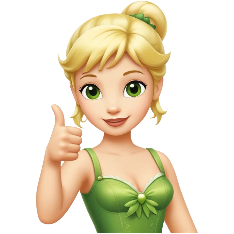 Tinkerbelle giving a thumbs up emoji