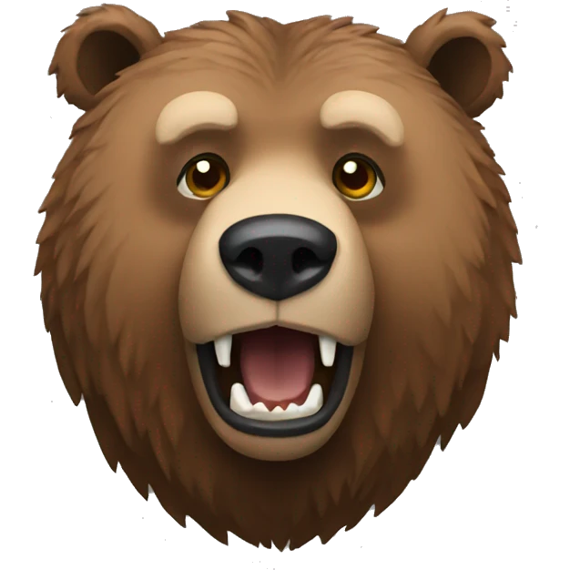 Grizzly full body emoji