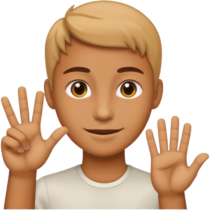 Un humain qui dit OK emoji