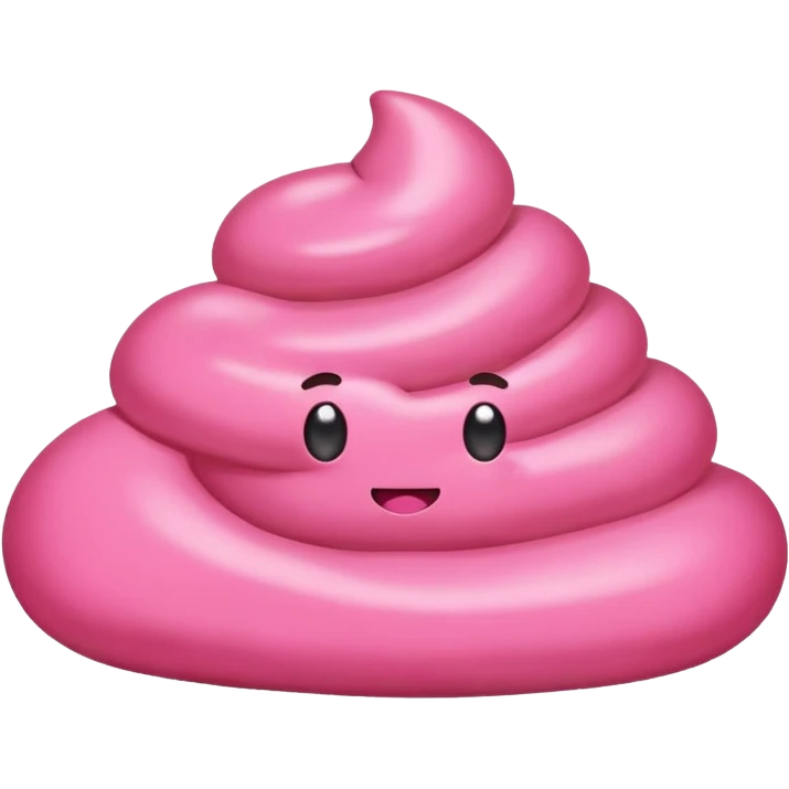 Cacca rosa emoji