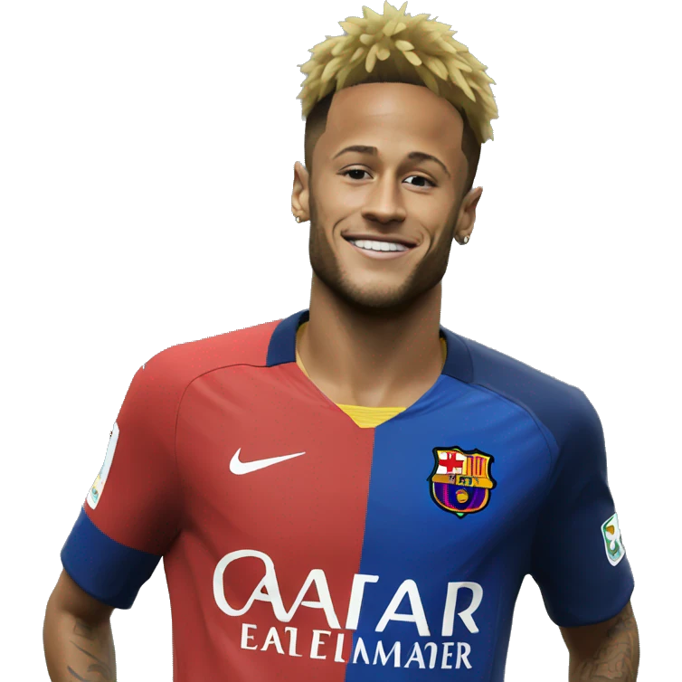 Neymar qui dit ça va Eva  emoji