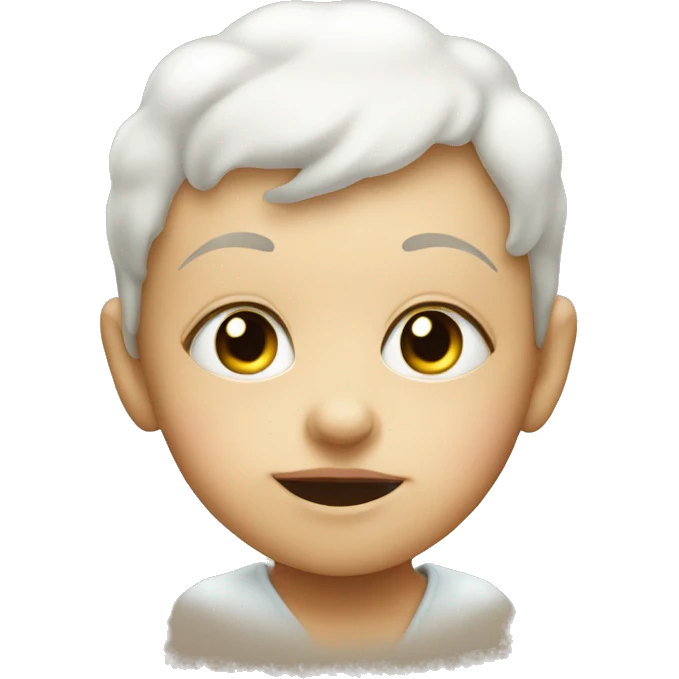 baby face with Steam from Nose emoji