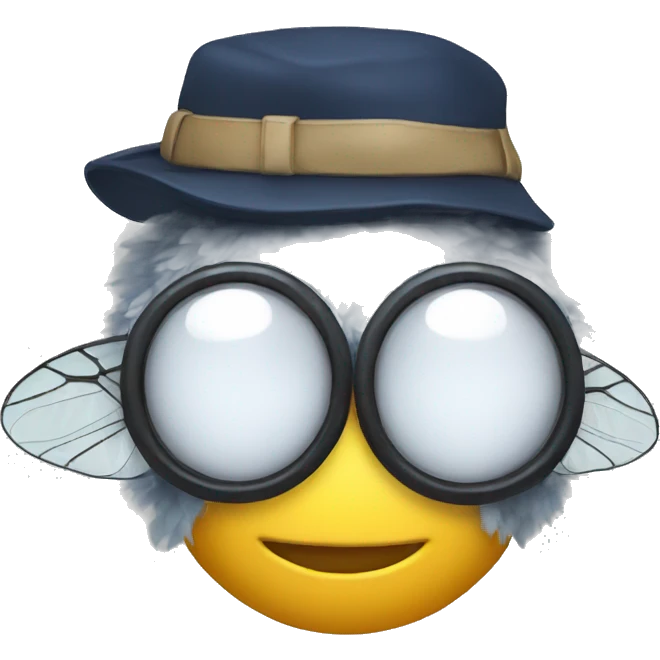 FLY WITH CAP emoji