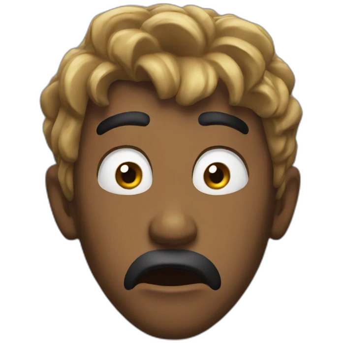 Shocked shit emoji