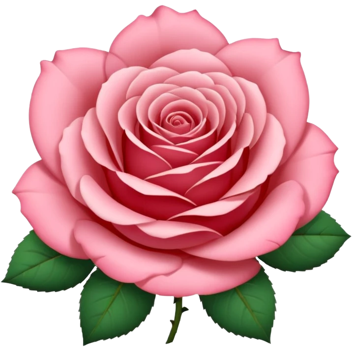 rose shape flower, no stem, no leaves, now make the petals white emoji