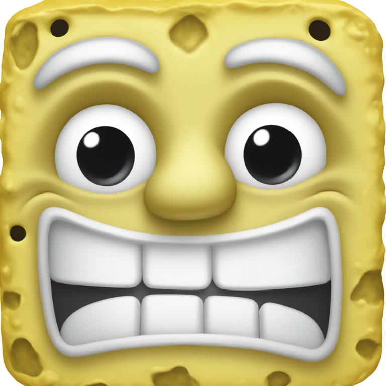 black spongebob emoji