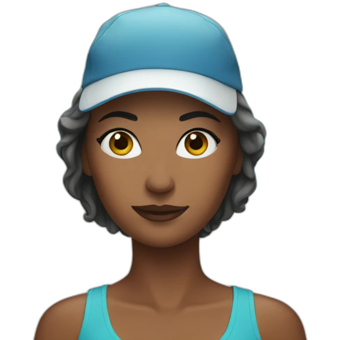 Woman at the pool emoji