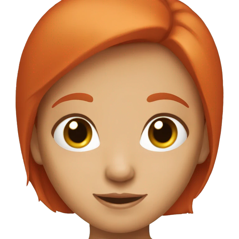 Red head girl emoji