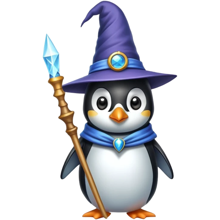 Penguin Wizard emoji