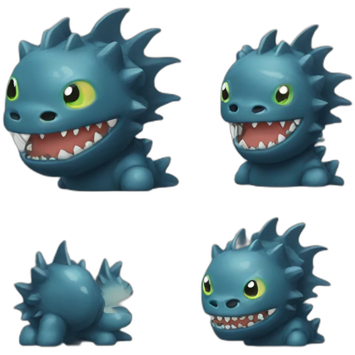 chibi kaiju emoji