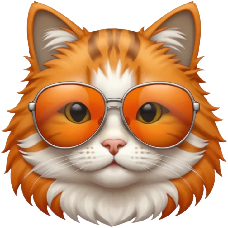Cat wearing sunglasses emoji