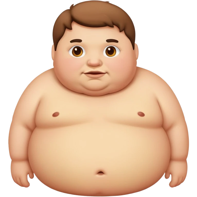fat person emoji