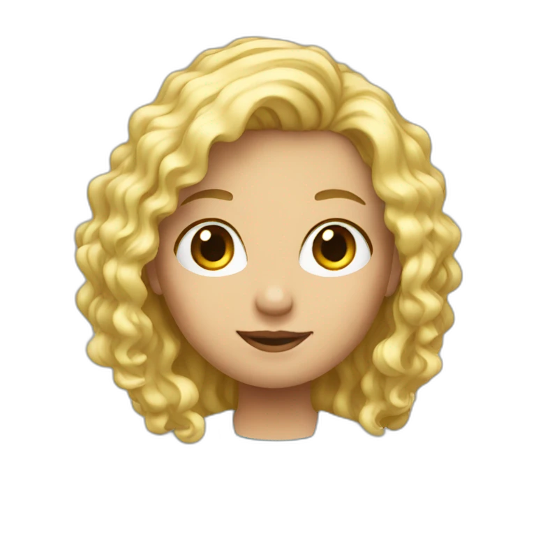 Un blond emoji
