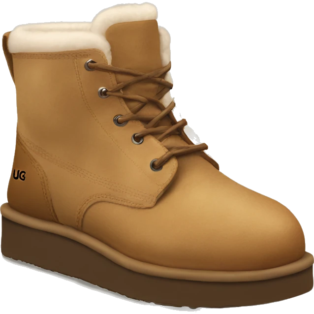 UGG platform with Boe emoji