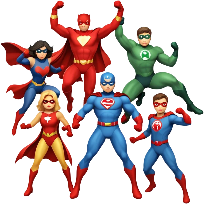 fantastic four superhero team emoji