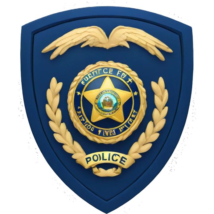 police badge emoji