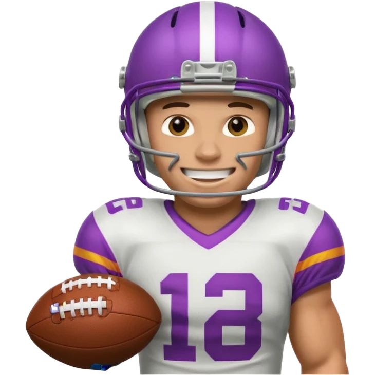 A LGBTQ American football player more LGBTQ  emoji