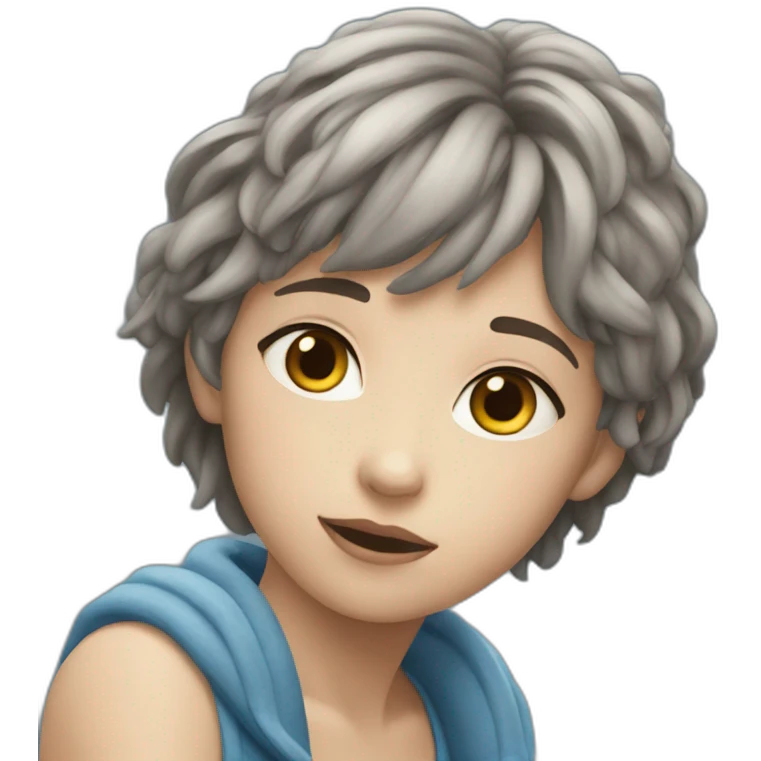 Blue is the warmest color emoji