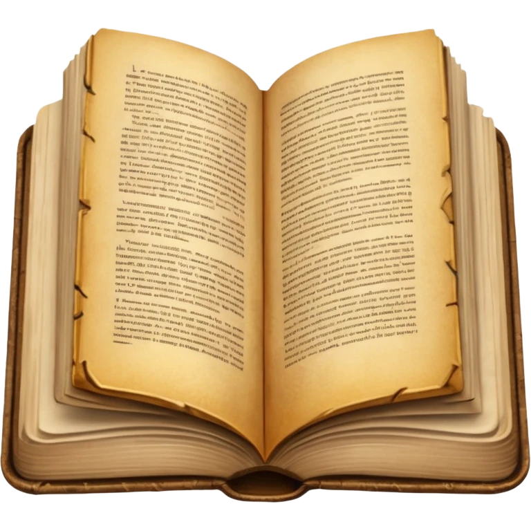 Lectura libro abierto marron sin fondo  emoji