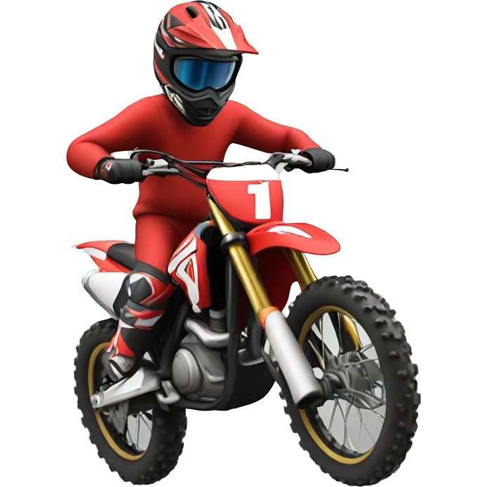 En motorcross sykkel rød gasgas emoji