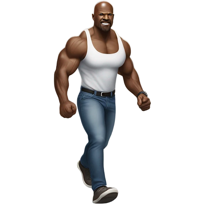 Terry Crews walking  emoji