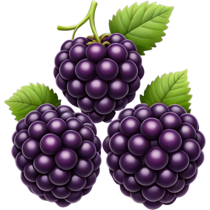 blackberries emoji
