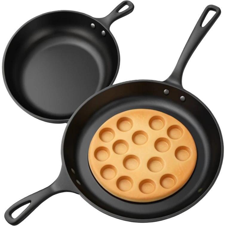 Black Fry Pan emoji