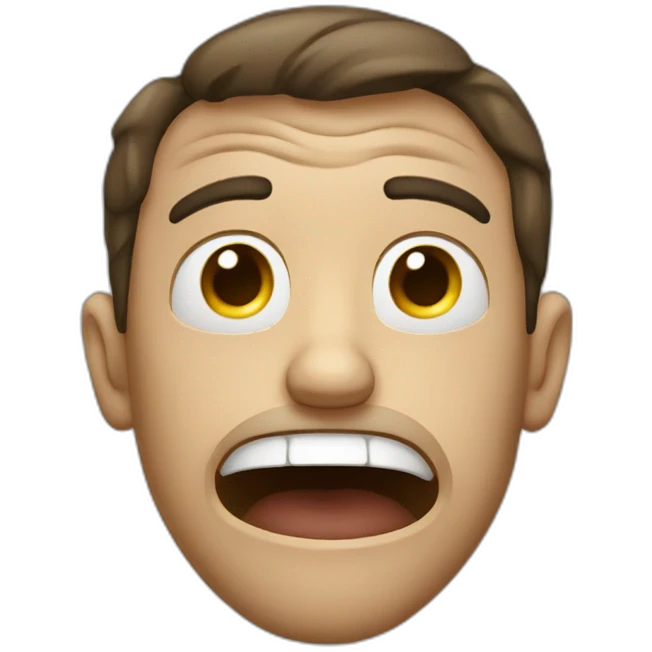 crazy sick neutral face emoji