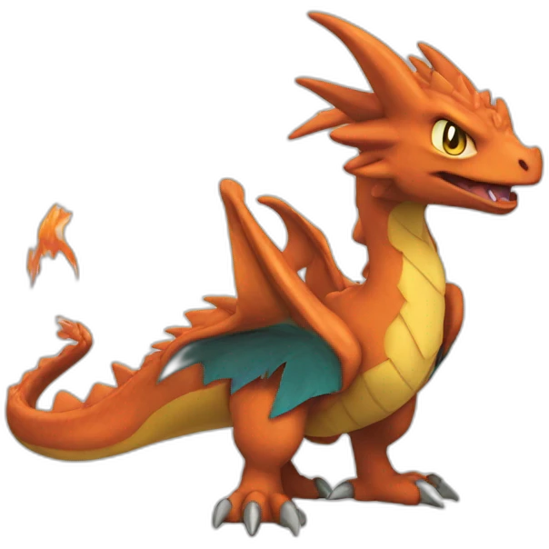 Dracofeu pokemon emoji