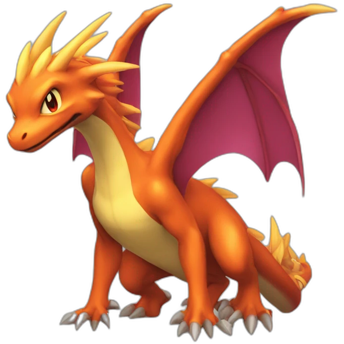 Dracaufeu pokémon emoji