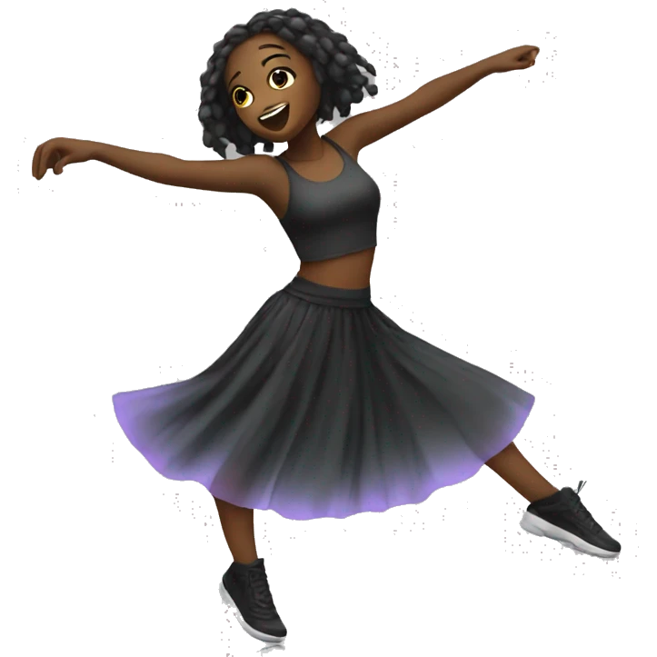 techno girl dancing emoji