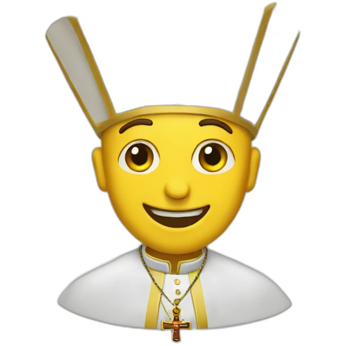 yellow pope emoji
