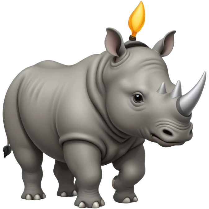 angry rhinoceros emoji