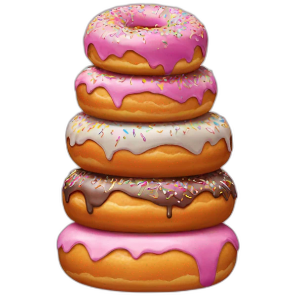 doughnut tower emoji